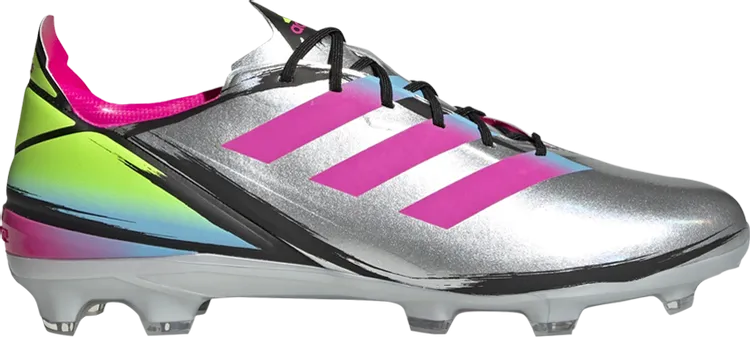 Adidas Gamemode FG 'Silver Metallic Shock Pink' Boots, Silver