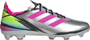 Adidas Gamemode FG 'Silver Metallic Shock Pink' Boots, Silver