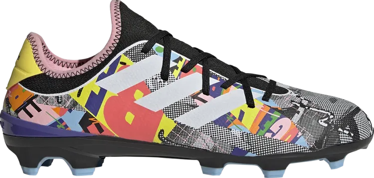 Adidas Kris Andrew Small x Gamemode Knit FG 'Pride' Boots, Black