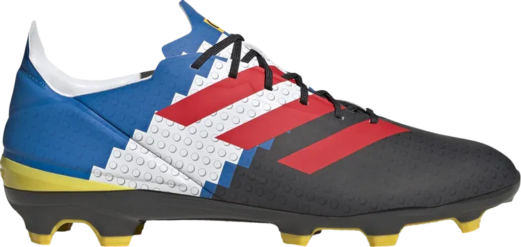 Adidas LEGO x Gamemode FG 'Carbon Red Blue' Football Boots, Multicolor