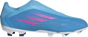 Adidas X Speedflow 3 Laceless FG Men's Cleats, blue