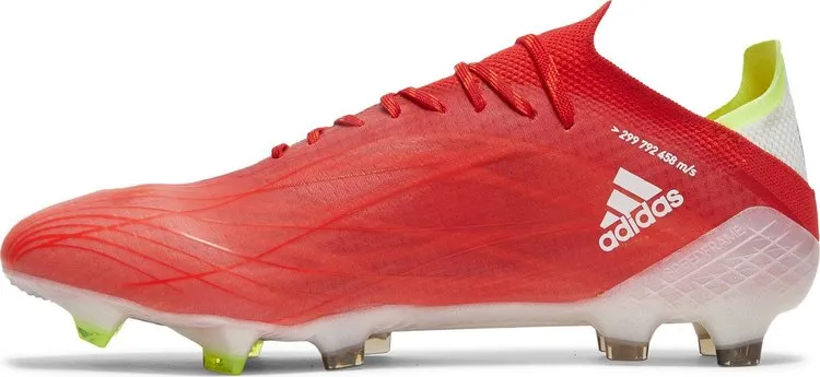 Adidas X Speedflow.1 FG 'Solar Red' Cleats, Red