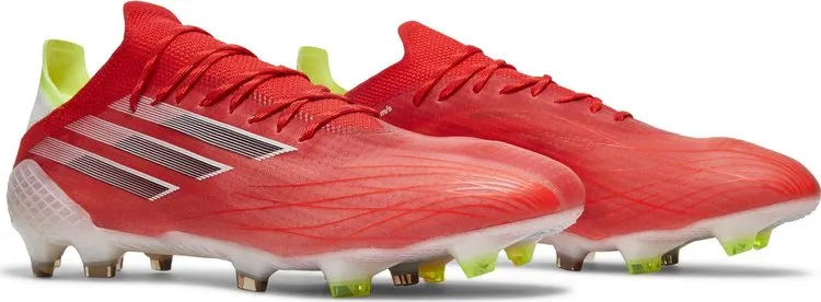 Adidas X Speedflow.1 FG 'Solar Red' Cleats, Red