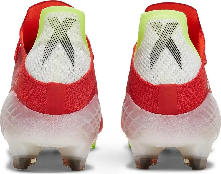 Adidas X Speedflow.1 FG 'Solar Red' Cleats, Red