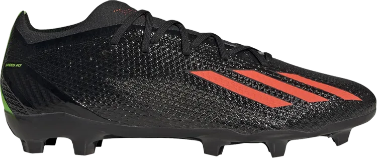 Adidas X Speedportal.2 FG 'Black Solar Red' Boots, Black
