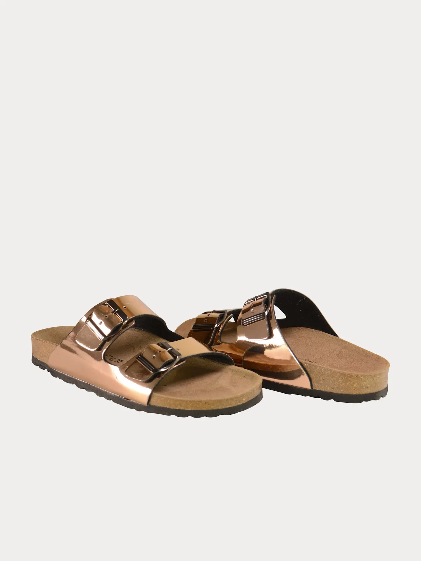 Biochic Glossy Flat Sandals
