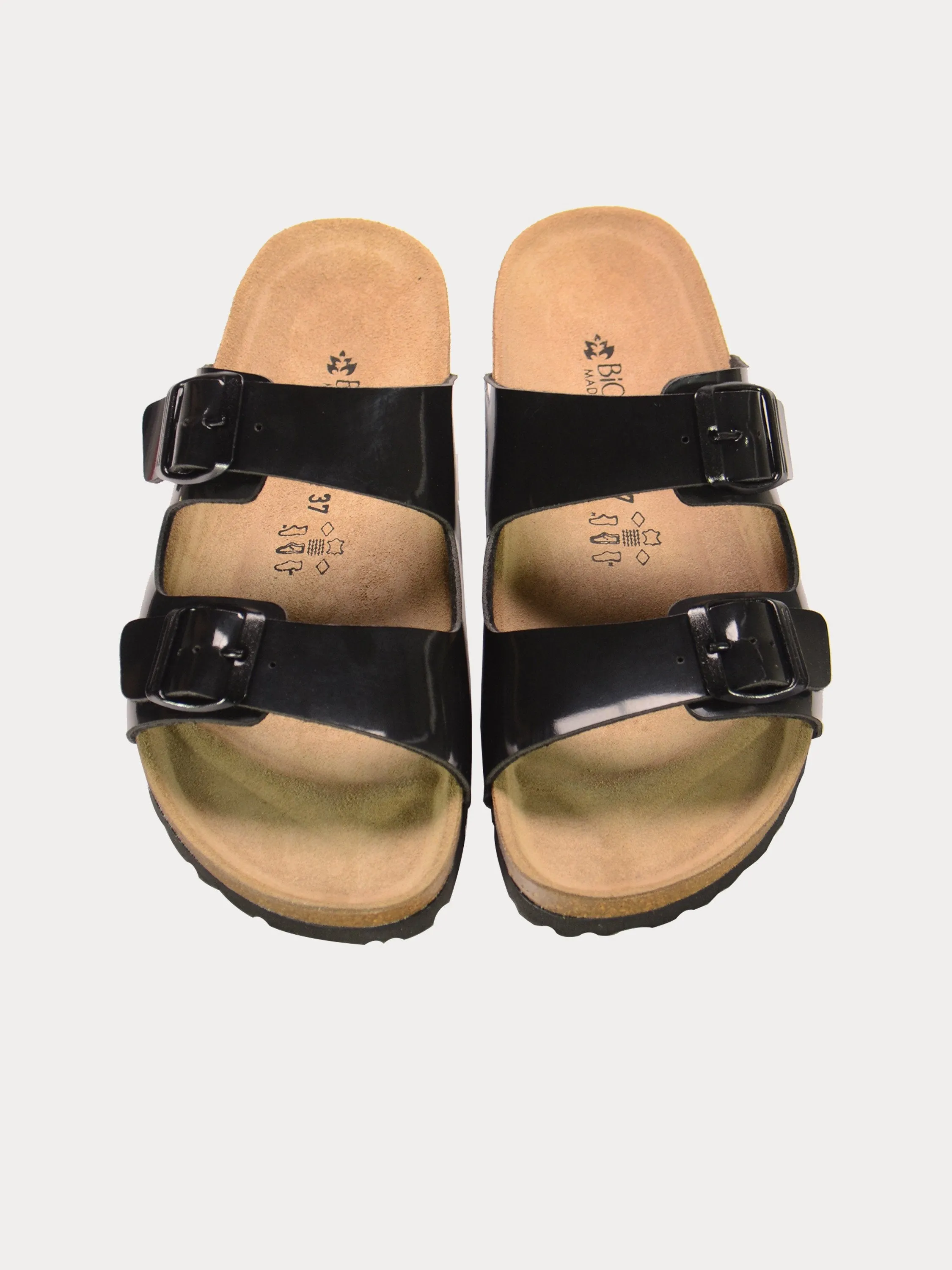 Biochic Glossy Flat Sandals