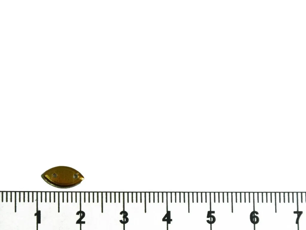 Golden Boat Plastic Sequins(Wholesale)