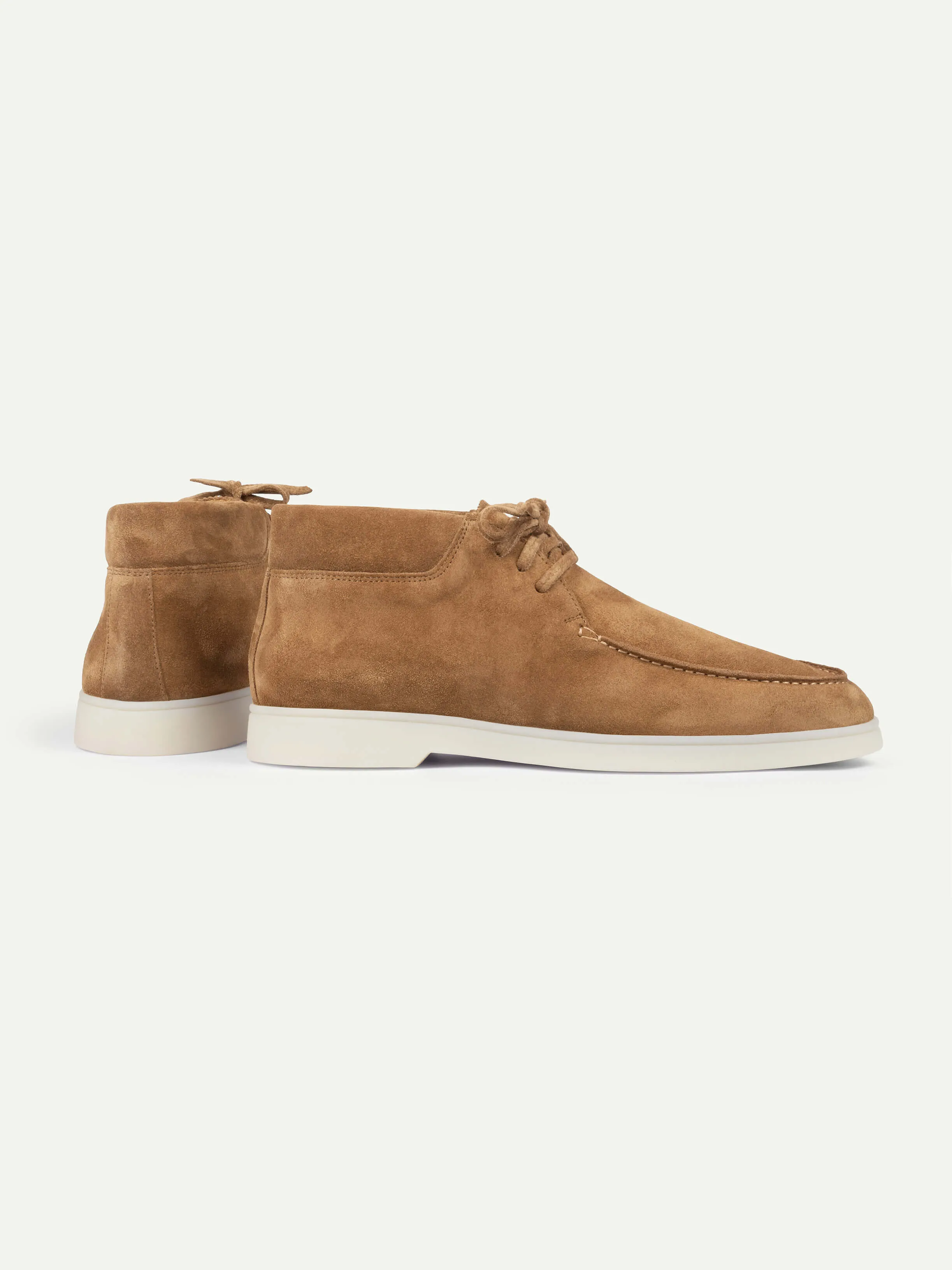 Golden Brown Suede Desert Boot