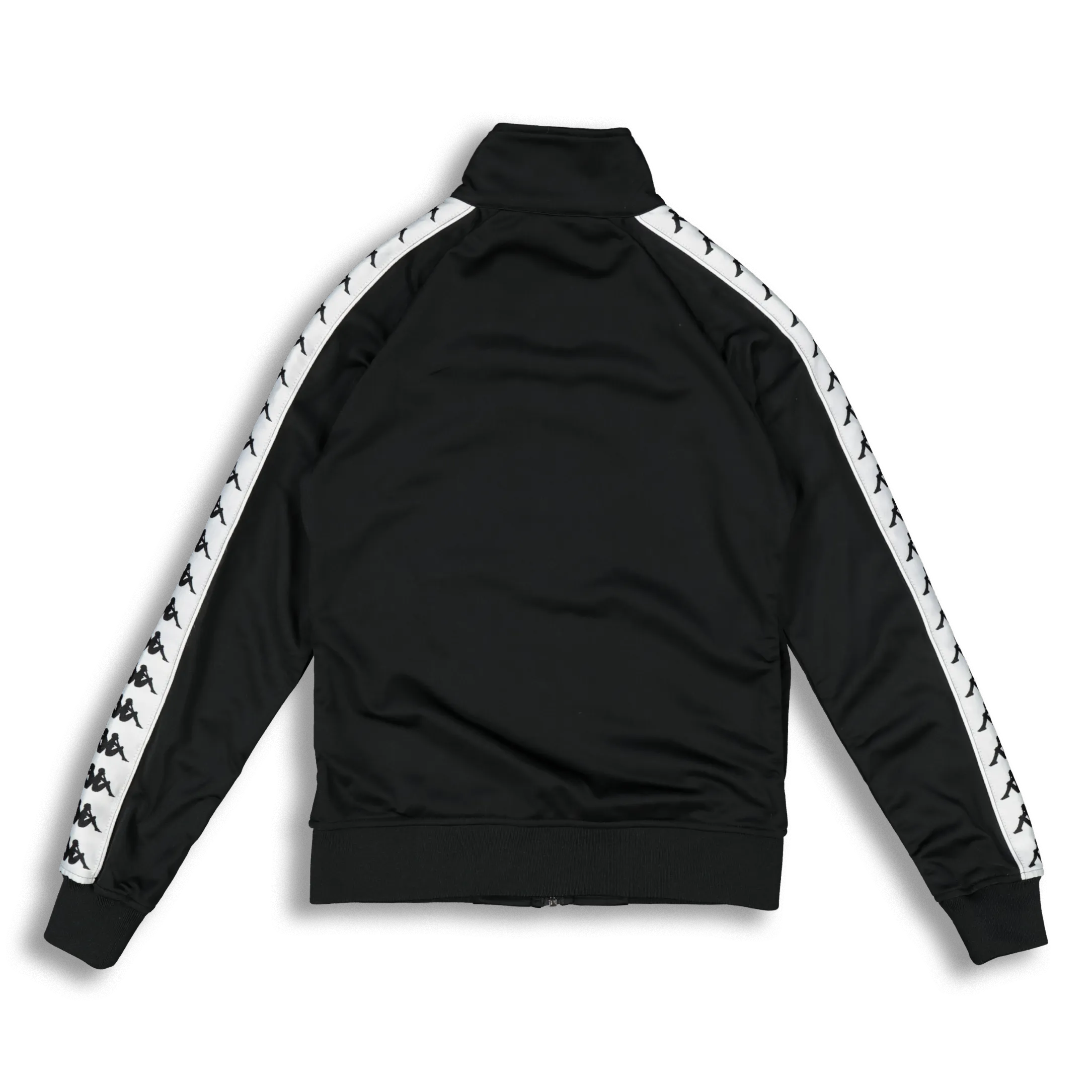 Kappa Women's 222 Banda Wanniston Jacket Black/White/Black