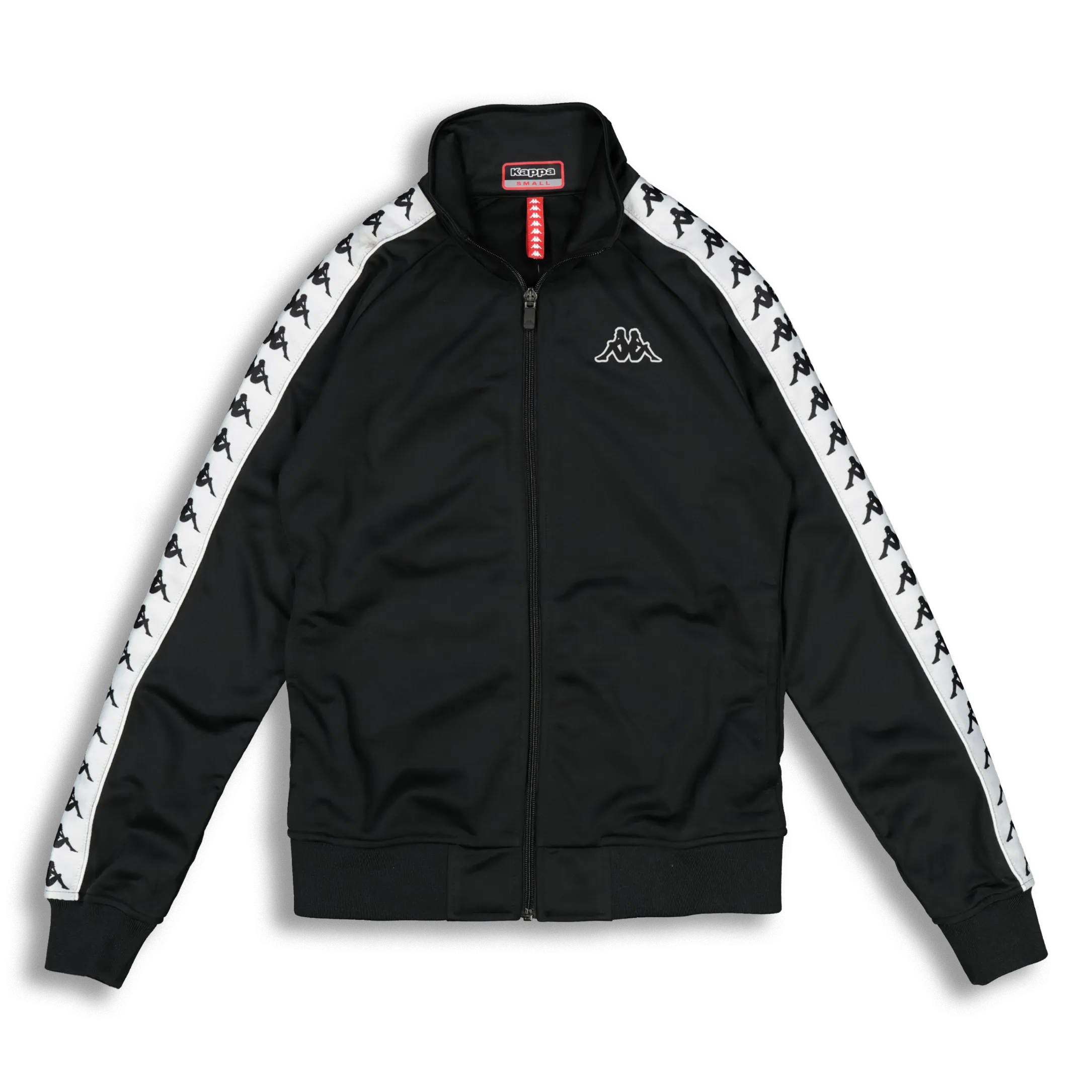 Kappa Women's 222 Banda Wanniston Jacket Black/White/Black