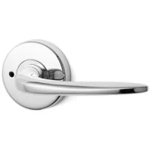 LOCKWOOD DOOR HANDLE VELOCITY SUMMIT L1 PRIVACY LEVERSET CHROME PLATE VEL2/L1CP