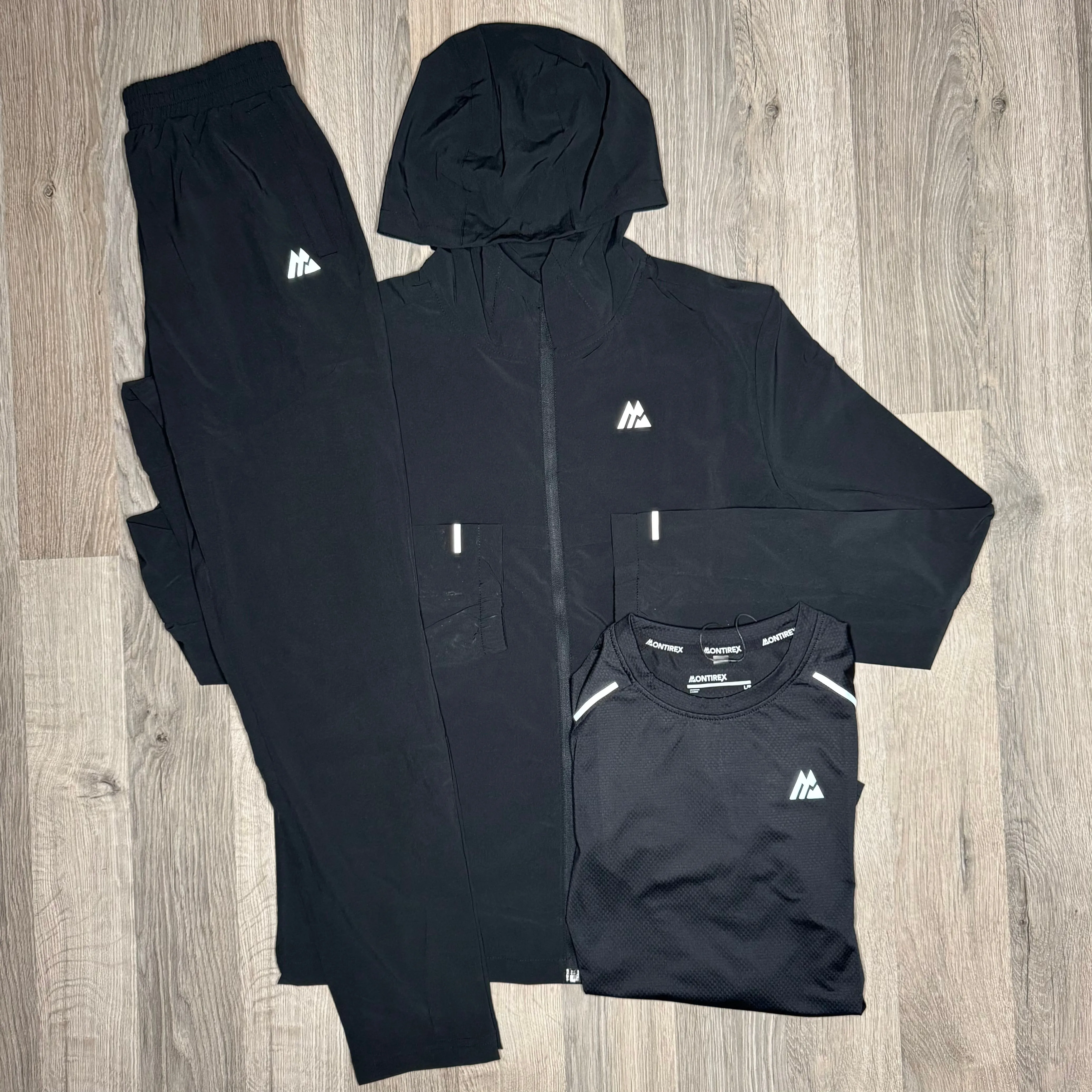 Montirex Velocity 3 Piece Set - Black (Junior)
