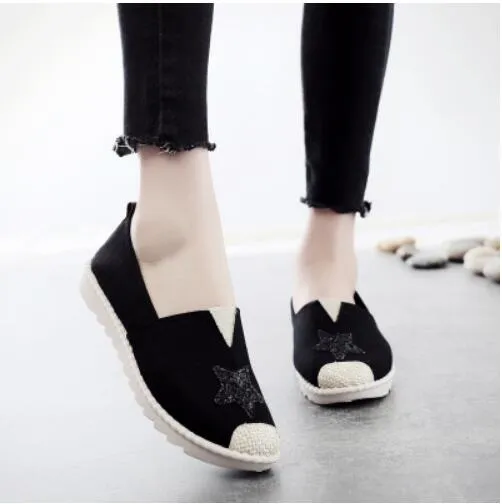 New Arrival Slip On Canvas Antiskid Flat Fisherman Shoes