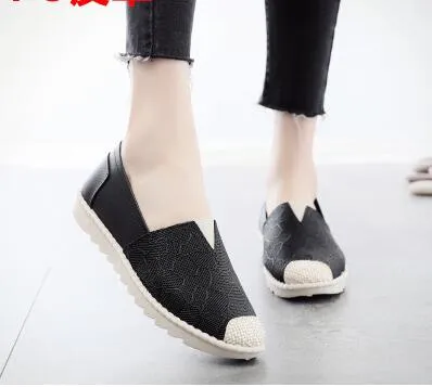 New Arrival Slip On Canvas Antiskid Flat Fisherman Shoes