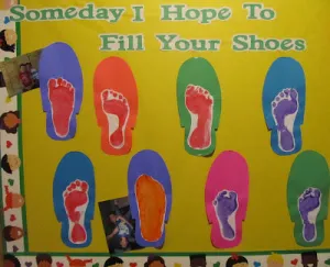 "Someday I Hope To Fill Your Shoes!" - Father's Day Bulletin Board Idea