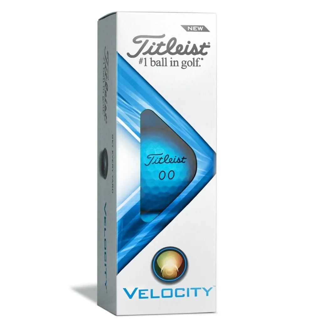Titleist Velocity Golfballen Matte - Blauw 2022