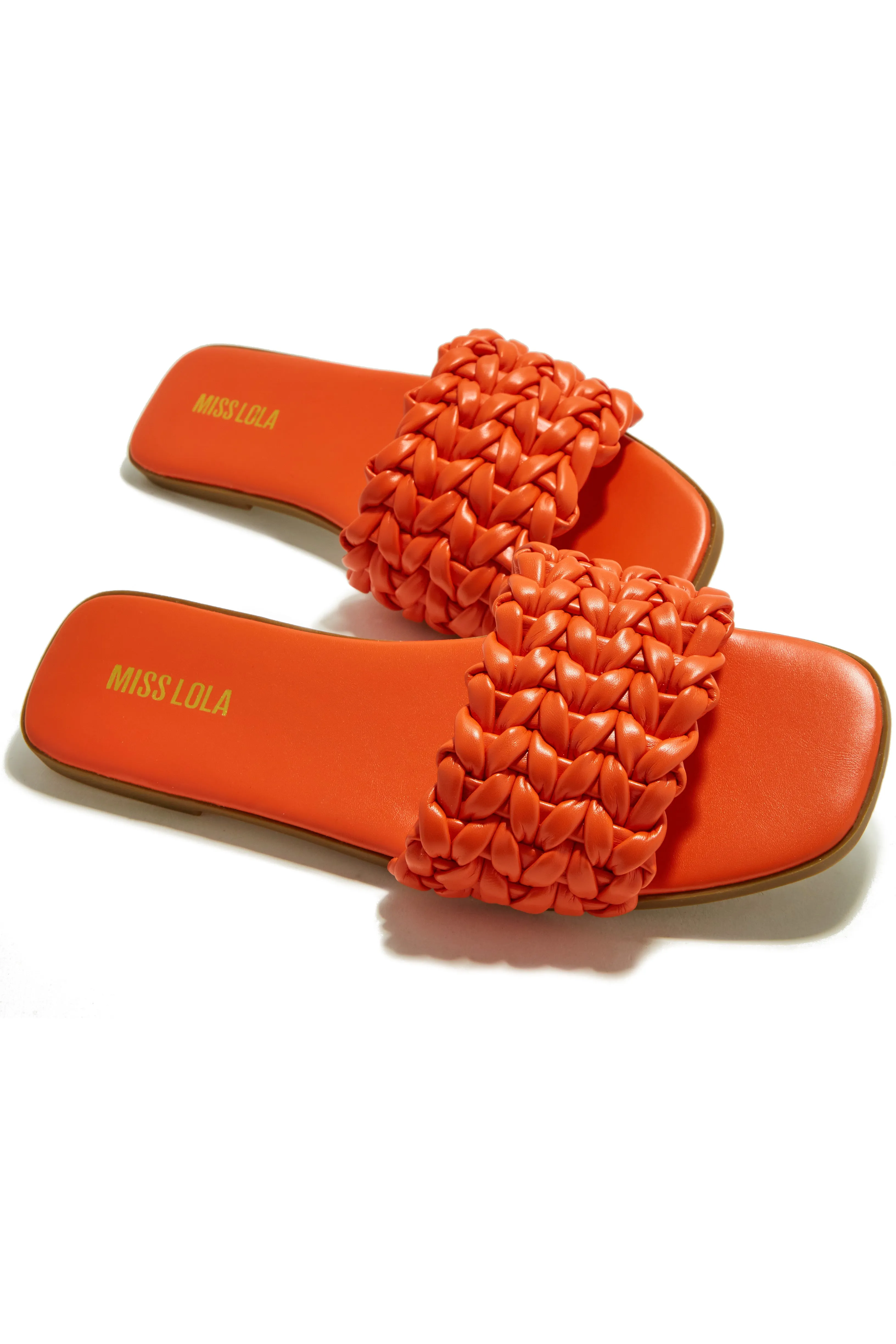 Tulum Sun Slip On Sandals - Orange
