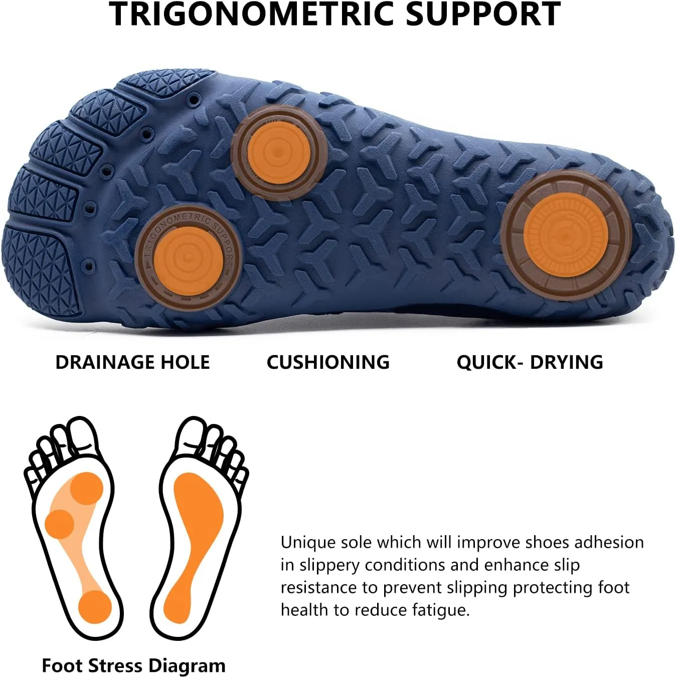 Water Shoes Mens Womens Aqua Quick-Dry Barefoot Athletic Sport Shoes for Outdoor Surfing Kayaking Walking Hiking